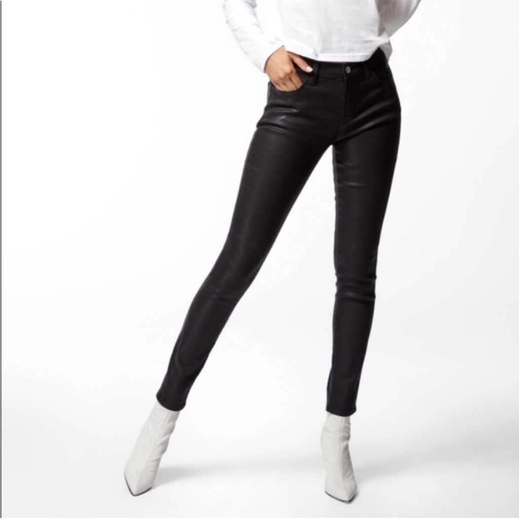 J Brand Super Skinny Coated Jean In Fearless Size 25